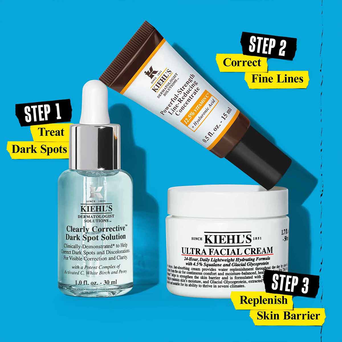 مجموعة هدية مستحضرات تفتيح البشرة وتعزيز توهّجها​