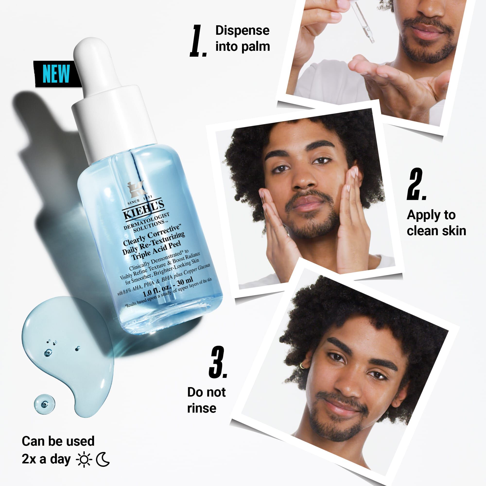 سيروم كليرلي كوريكتيف اليومي لتجديد البشرة بالأحماض الثلاثية