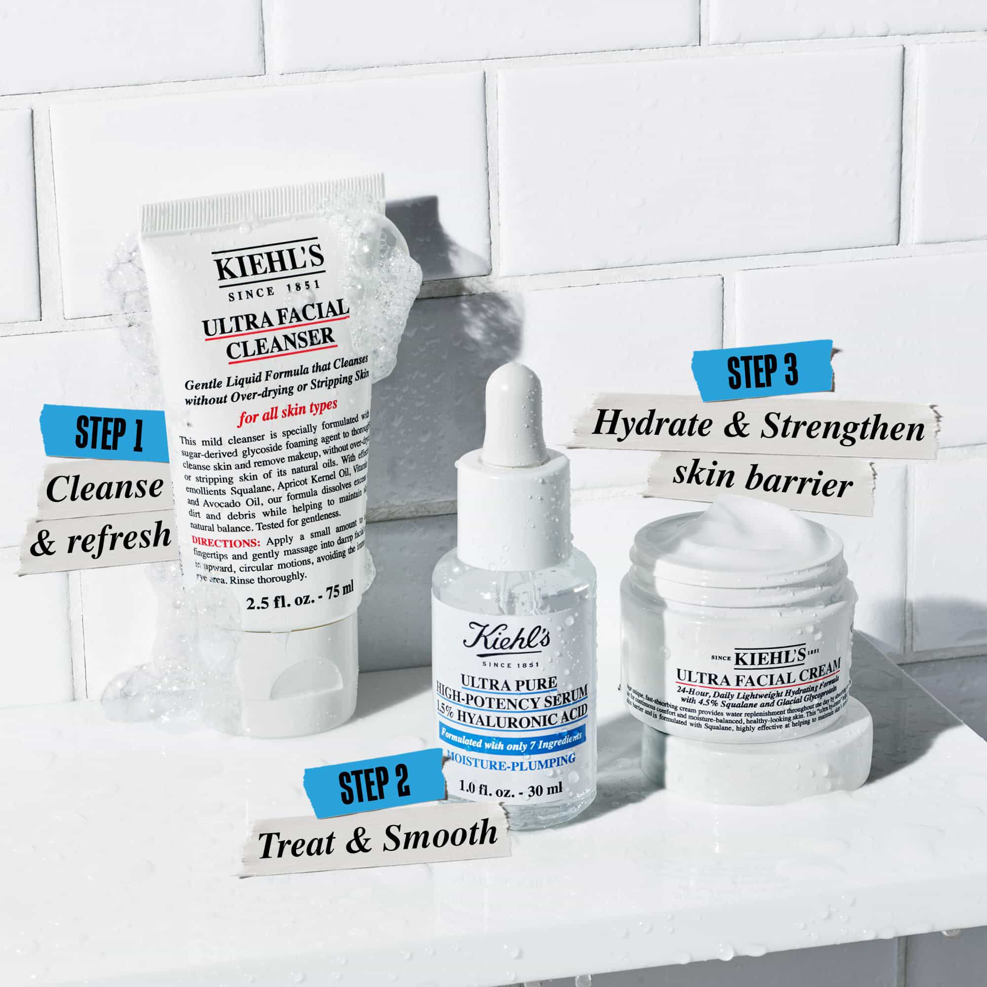 مجموعة المنتجات الأساسيّة لتعزيز الترطيب