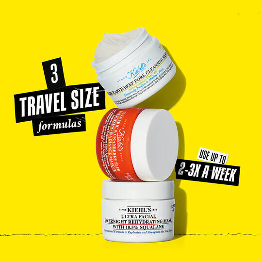 طقم ماسكات بحجم السفر للوجه